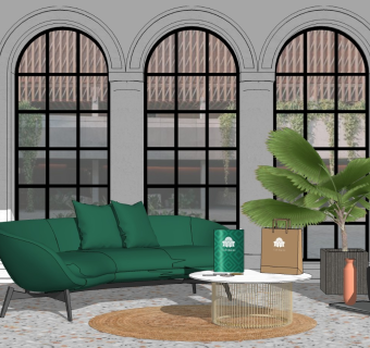 精品客厅设计家具模型 (99)